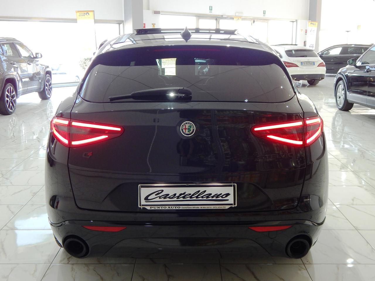 Alfa Romeo Stelvio 2.2 t Veloce Q4 210cv TETTO-NAVI-PELLE ROSSA-PARK