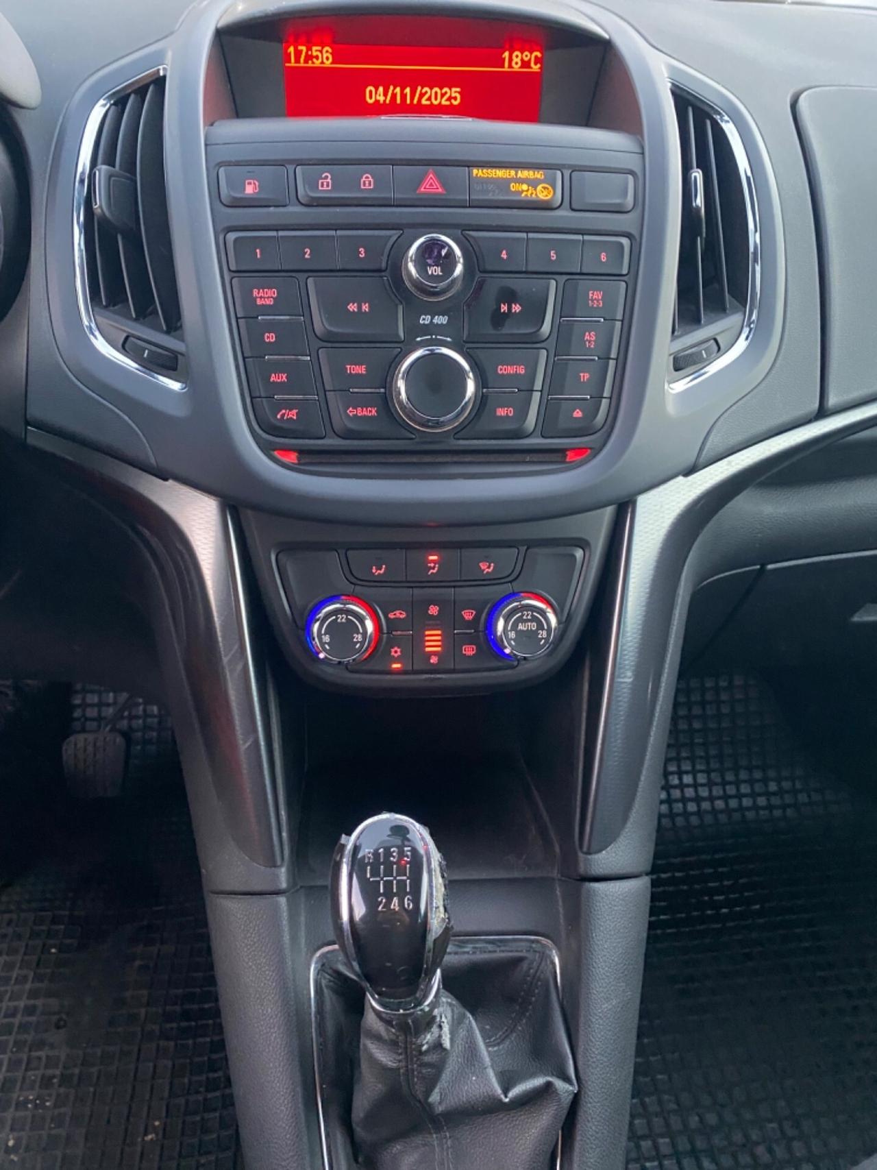 Opel Zafira 1.6 EcoMETANO Fine 2012 Full 7 Posti