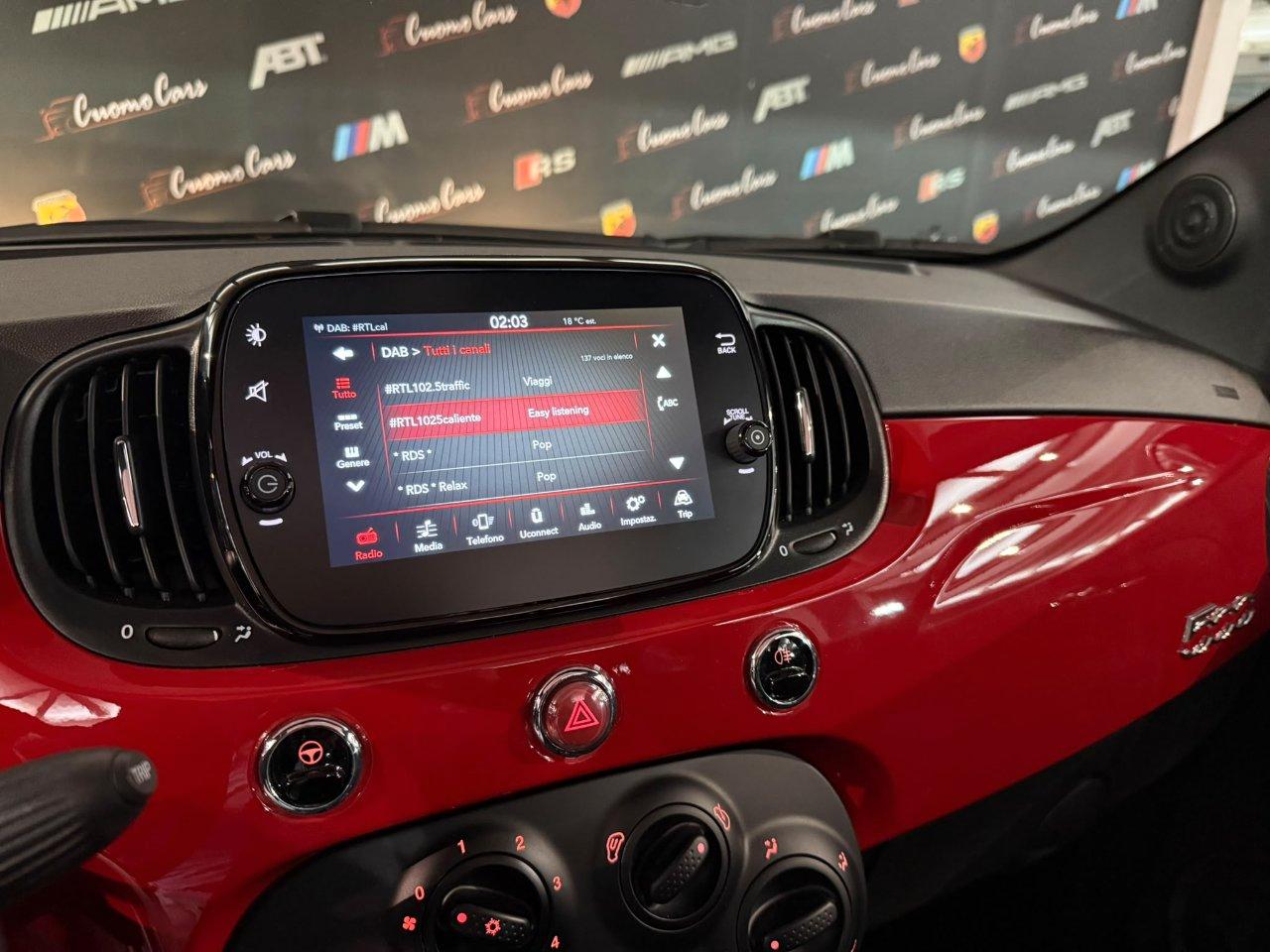 Fiat 500C 1.0 Hybrid Red