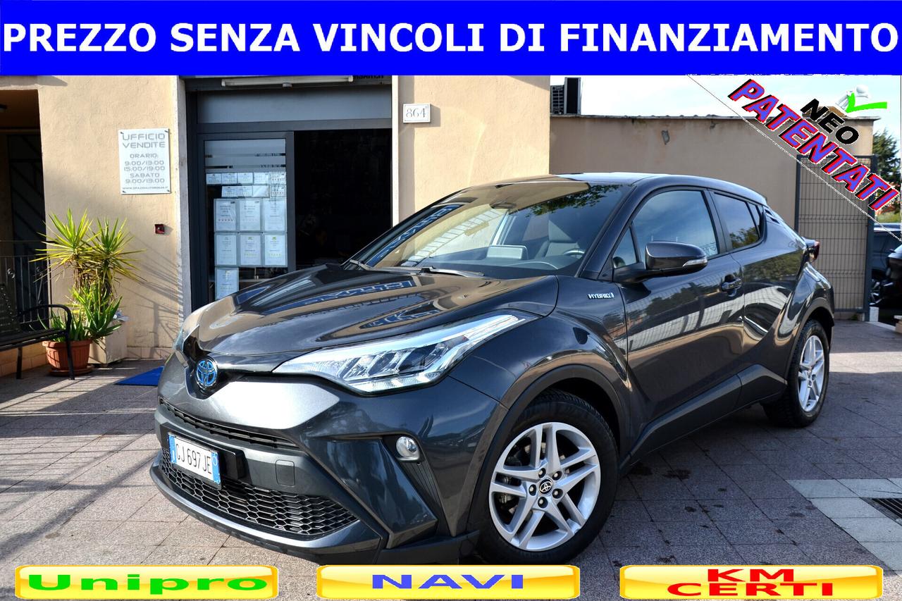 Toyota C-HR 1.8 HYBRID **PREZZO REALE**UNIPRO'**LED-NAV-RCAM**
