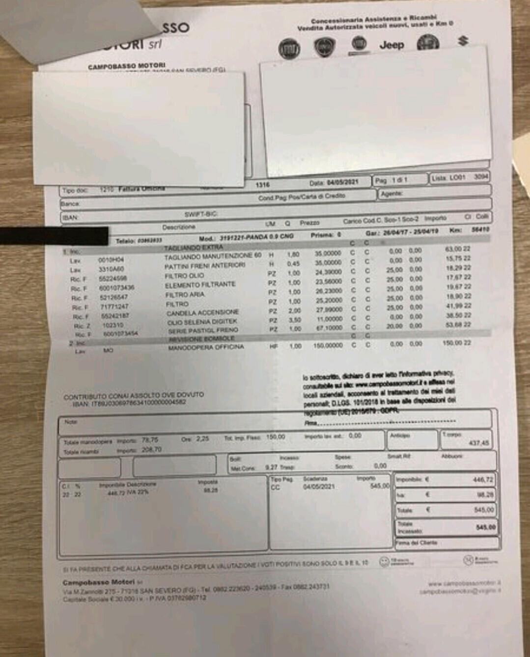 Fiat Panda 0.9 TwinAir Turbo Natural Power Easy