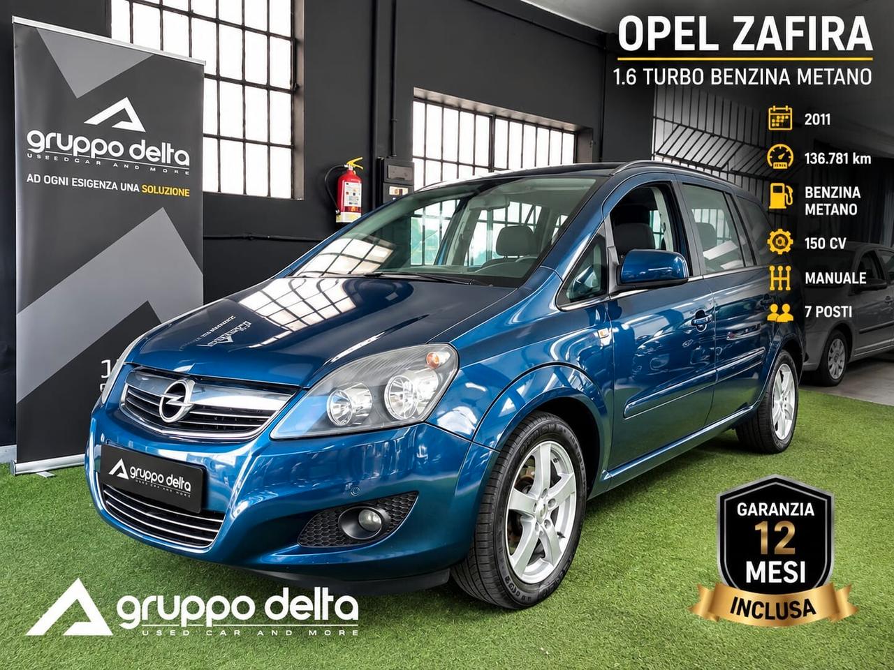 Opel Zafira 1.6Turbo ecoM GARANZIA 12 MESI