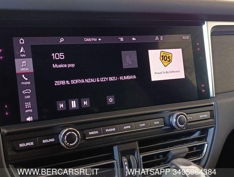 Porsche Macan 2.9 GTS*volante GT Sport*SOUND BOSE*PASM*RADIO DAB+*Sedile 18 vie*TELECAMERA TOP VIEW*SEDILI RISC*