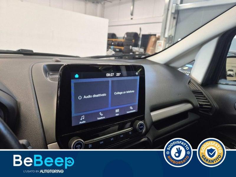Ford EcoSport 1.5 ECOBLUE BUSINESS S&S 100CV MY19