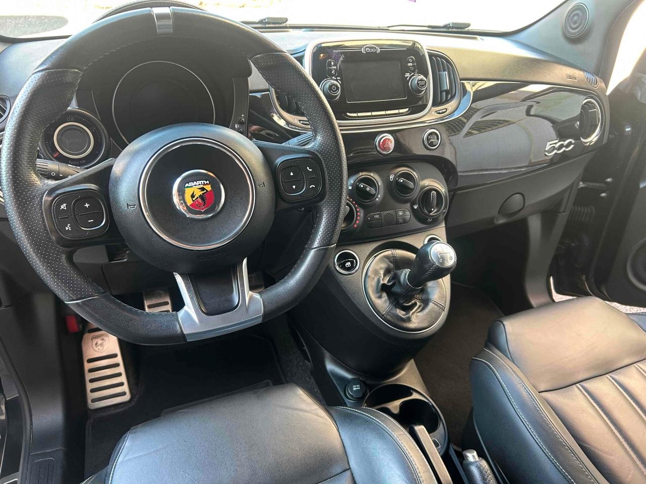 Abarth 595 1.4 Turbo pelle nera tutta tagliandata Cambio manuale!! Unico Proprietario!!