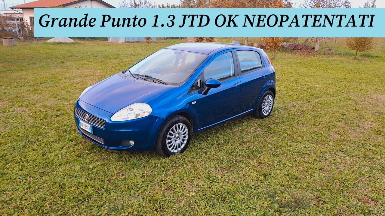 Fiat Grande Punto Grande Punto 1.3 MJT OK NEOPATENTATI