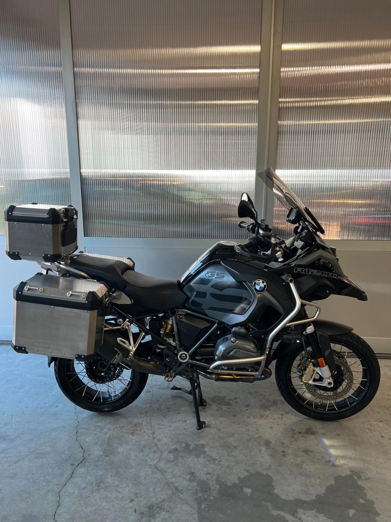 Bmw R 1200 GS Adventure Tris Valigie, Akrapovic, Cupolino Fumè, Raddle