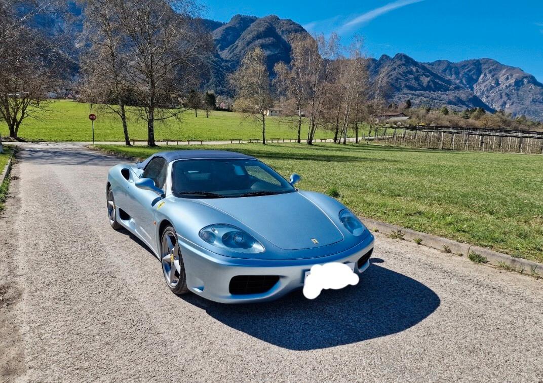 Ferrari 360 Spider MANUALE ASI TARGA ORO