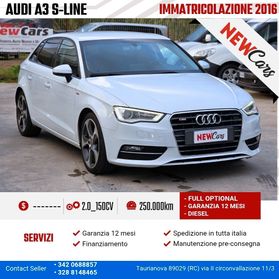 Audi A3 SPB S-Line 2.0 TDI S tronic