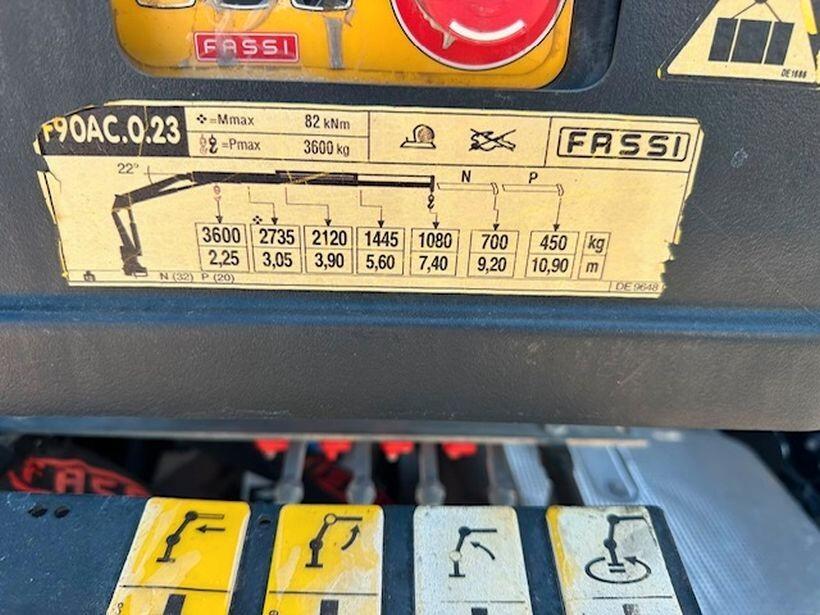 Iveco Eurocargo 100E21 Ribaltabile trilaterale+Gru FASSI
