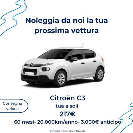 CITROEN C3 NOLEGGIO A LUNGO TERMINE A TAGLIO DI PO (RO)