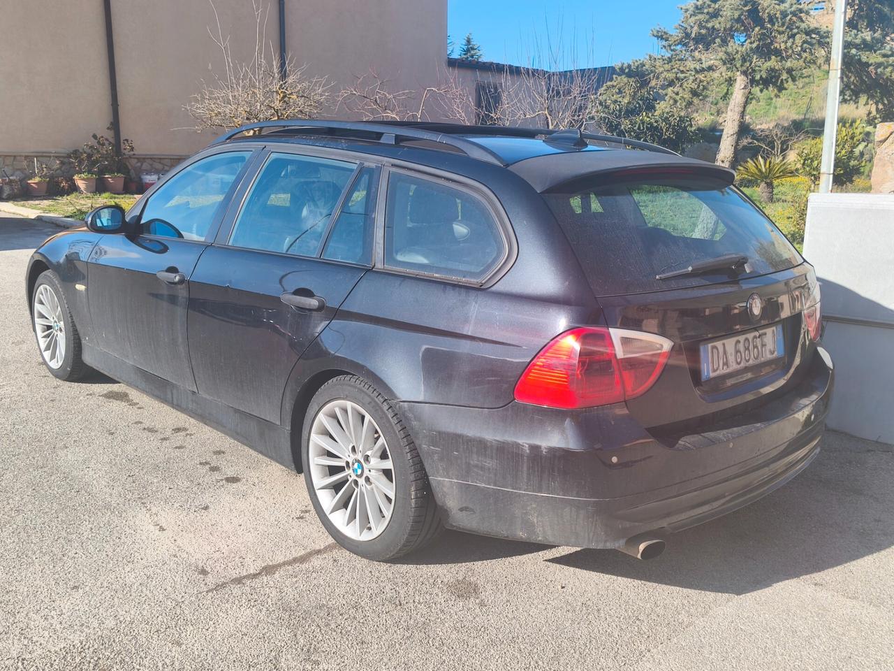 Bmw 320d SW Pelle Doppio Tetto Gancio Traino