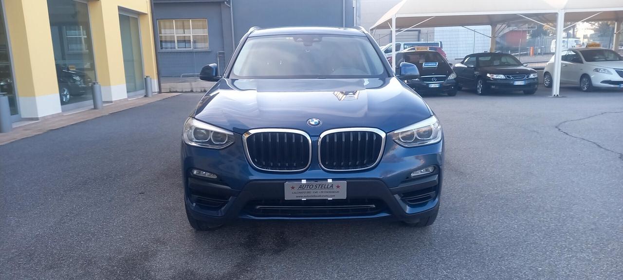 BMW X3 X DRIVE CC. 1.995 CV. 190 TURBODIESEL TRAZIONE INTEGRALE CON GANCIO DI TRAINO EURO 6C