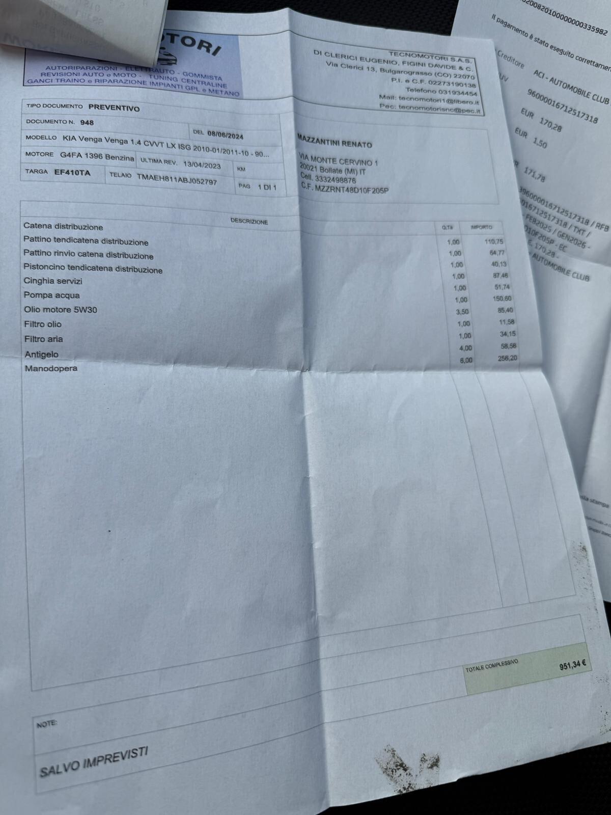 Kia Venga 1.4 CVVT Fullsky