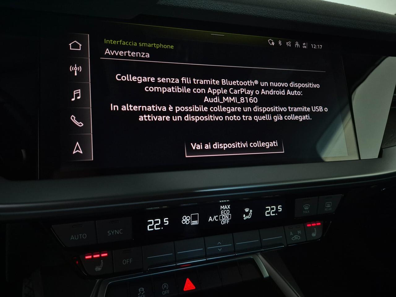 Audi A3 SPB 2.0 TDI S LINE S-TRONIC PELLE LED C.18" BLACK PACK APPLE CAR PLAY/ANDROID AUTO SED. SPORT. RISC. VIRTUAL COCKPIT PLUS