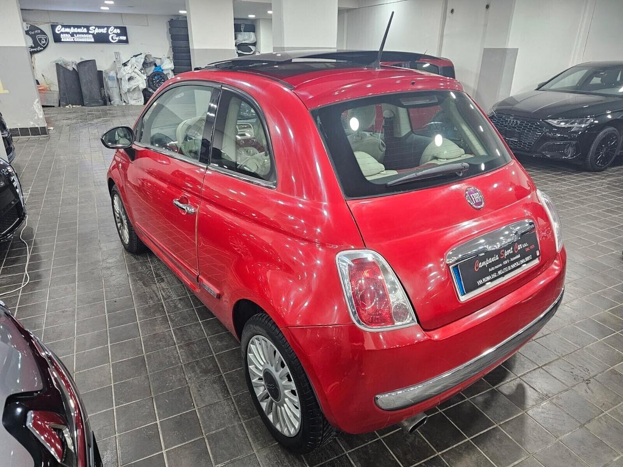 NUOVA FIAT 500 LOUNGE 1.2 BENZ 69CV DUALOGIC TETTO PANORAMICO APRIBILE