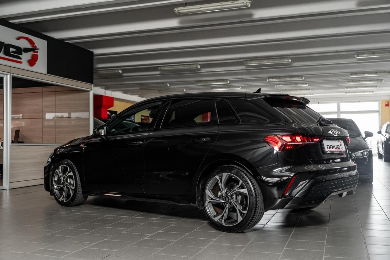 Audi A3 Sportback 1.5 tfsi mhev S line edition 150cv s-tronic