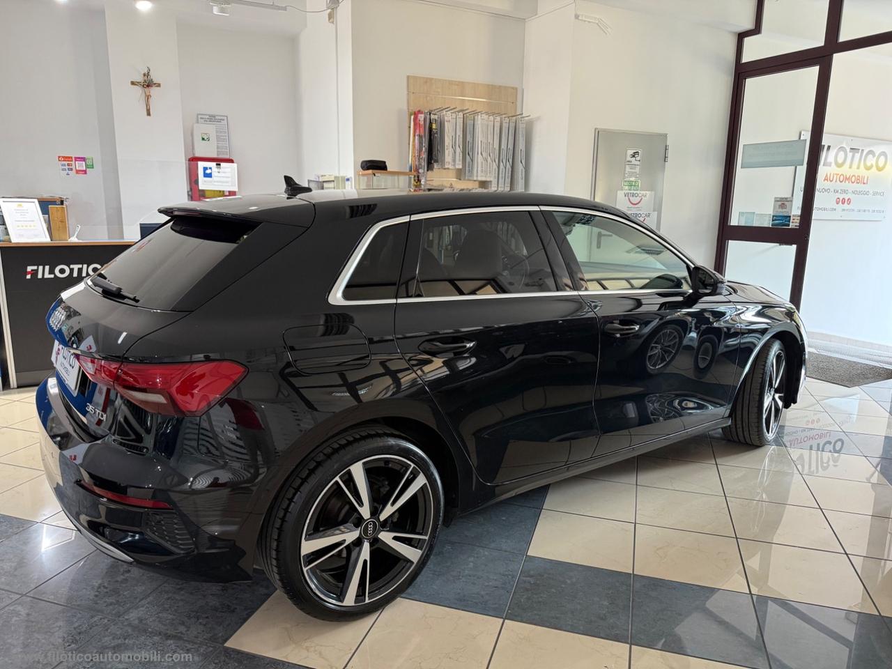 AUDI A3 SPB 35 TDI 150CV S tronic Business Advanced PACK SLINE - LUCI D'AMBIENTE