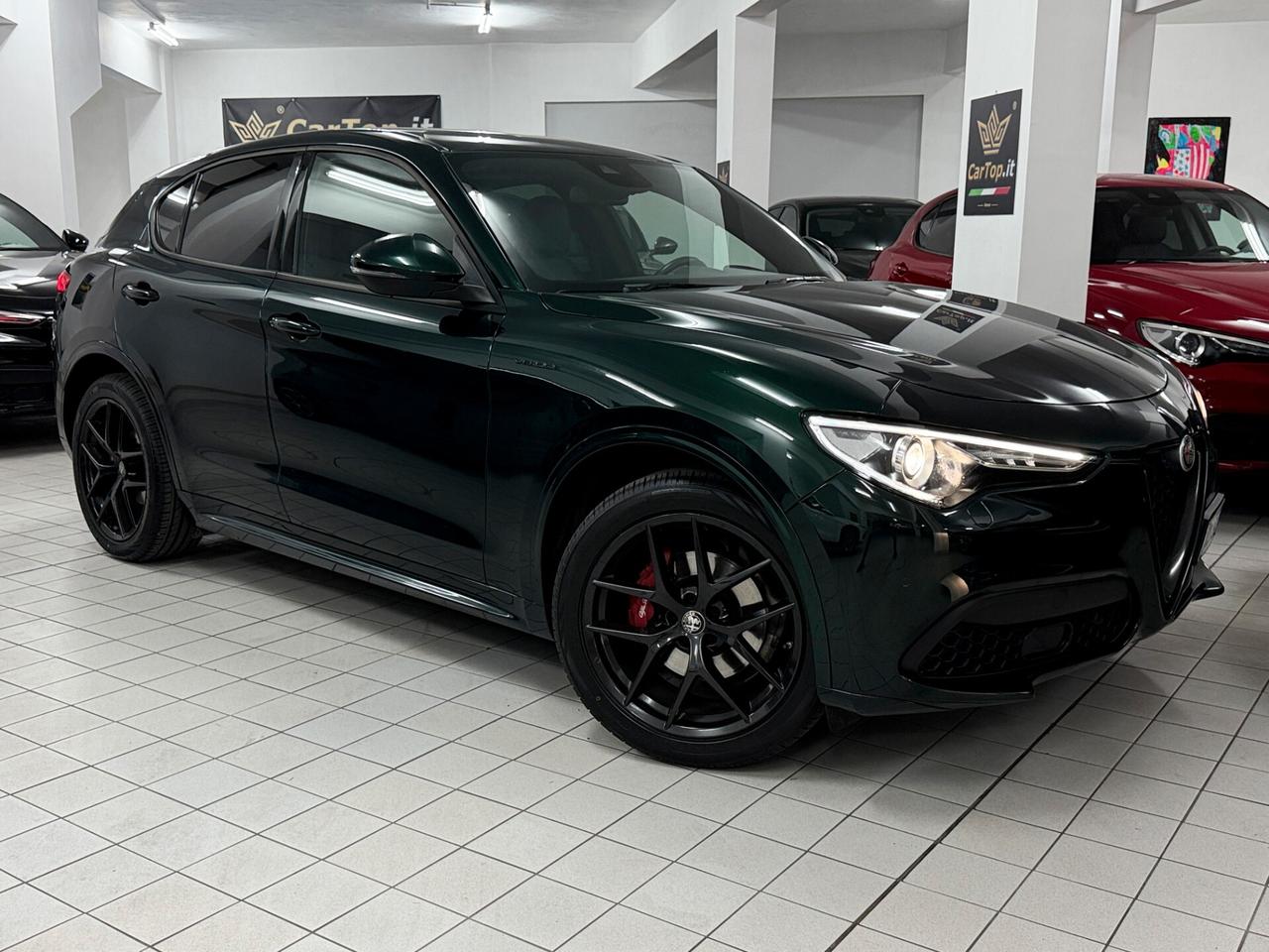 Alfa Romeo Stelvio 2.2 TD 210 CV VELOCE Q4 TAGLIANDI DISTRIBUZIONE ESEGUITA GOMME NUOVE UNICO PROPRIETARIO PERFETT