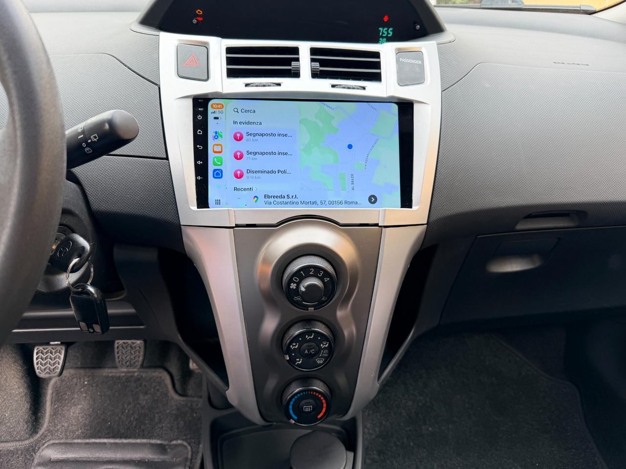 Toyota Yaris 1.0 5 porte Carplay,SOLO 60 MILA KM Neopatentati