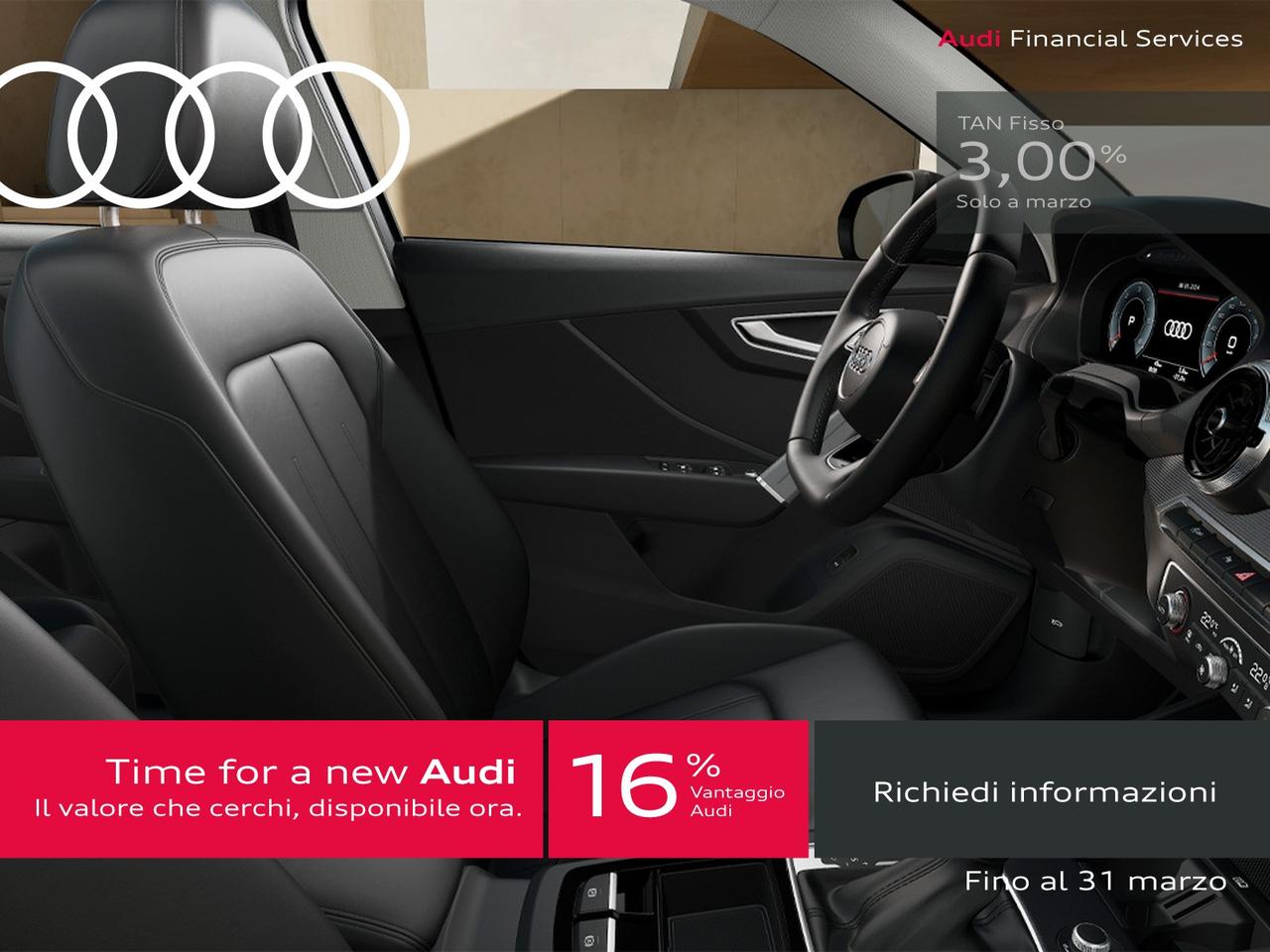 Audi Q2 35 2.0 tdi identity black quattro s-tronic