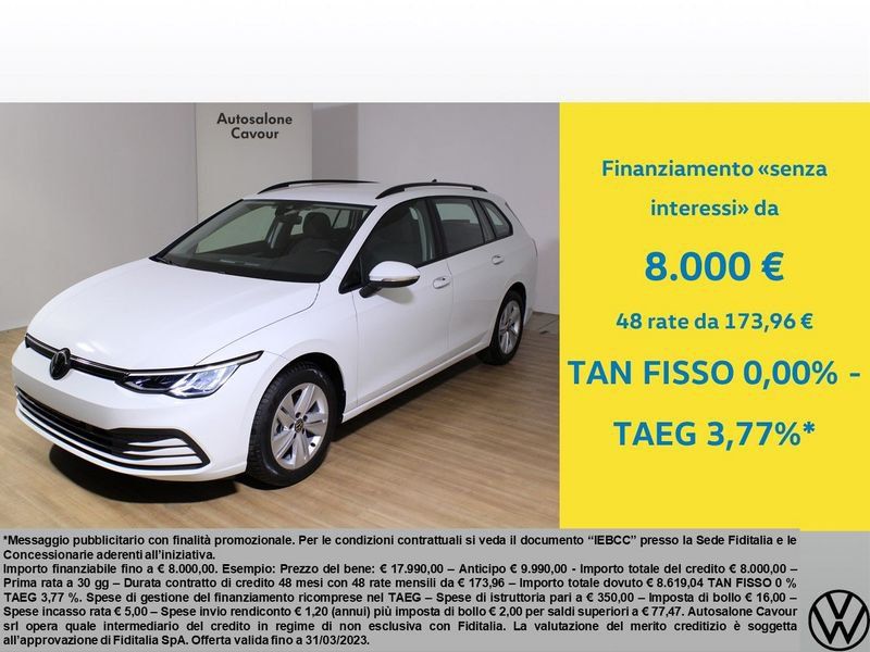 Volkswagen Golf Variant 1.5 TGI DSG Life