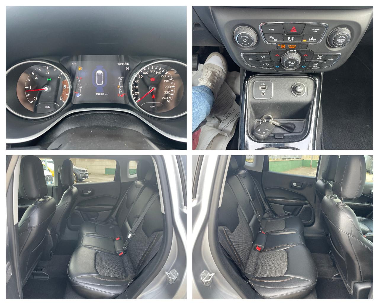 Jeep Compass 1.6 Multijet 120cv 2WD Limited-NAVIGATORE-RETROCAMERA