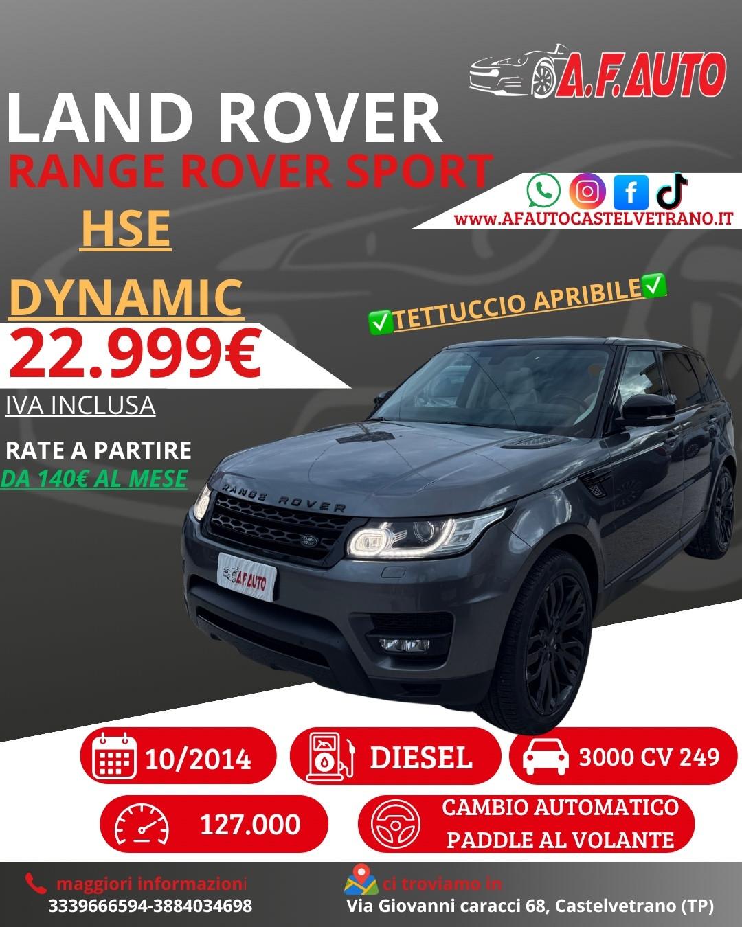 Land Rover Range Sport 3.0 TDV6 HSE Dynamic