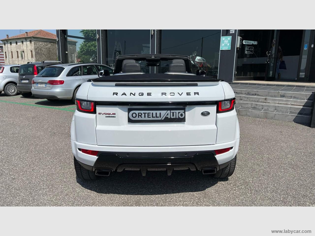 LAND ROVER RR Evoque 2.0 Si4 240CV Conv. HSE Dyn. TAGLIANDATA LAND ROVER