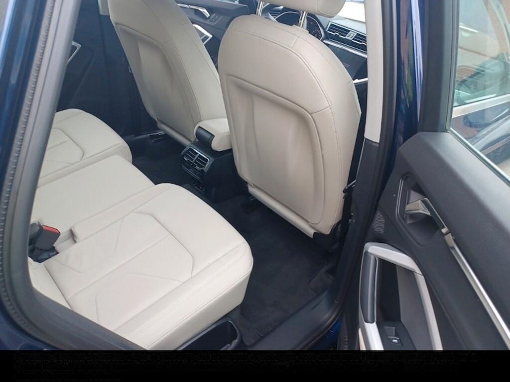 AUDI Q3 35 TDI 150CV 6M. BUSINESS ADVANCED ( FARI LED - VIRTUAL COCKPIT - TETTO PANORAMICO APR. - CRUISE - PELLE - NAVI - PDC - CERCHI 18 )