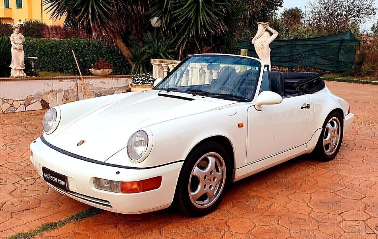 Porsche 964 911 Carrera 2 Cabriolet ASI targa ROMA