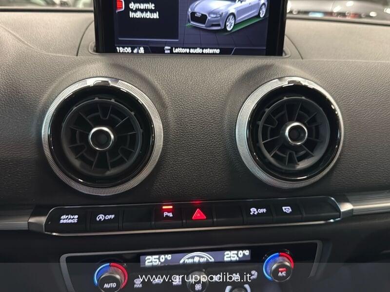 Audi A3 III 2016 Sportback Benzina Sportback 30 1.5 g-tron Sport 131cv s-tronic