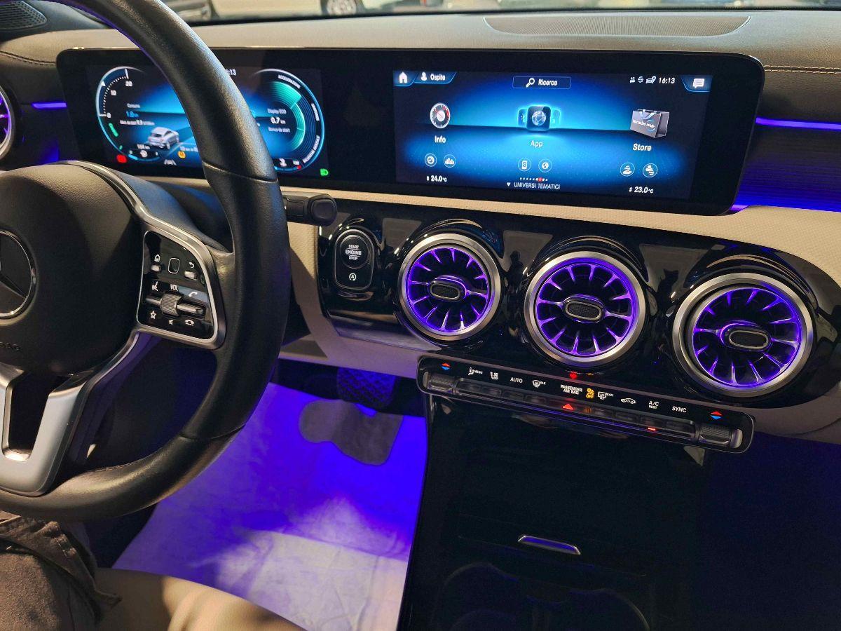 MERCEDES CLA 180 d Aut. Shooting B Sport - APPLE - PELLE - RETROCAM- GAR.24MESI