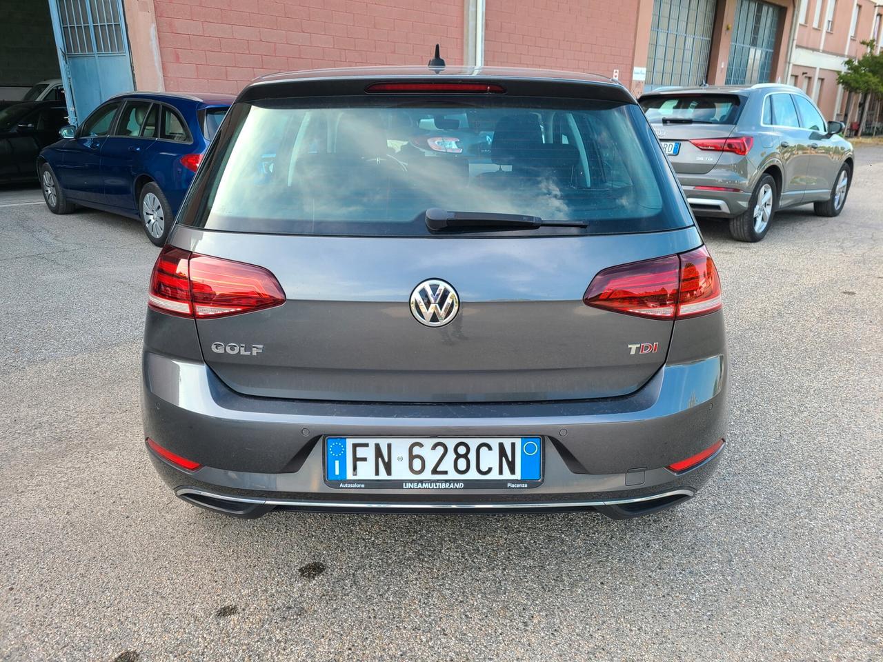 Volkswagen Golf 7,5 diesel 1.6 cilindrata anno 2018
