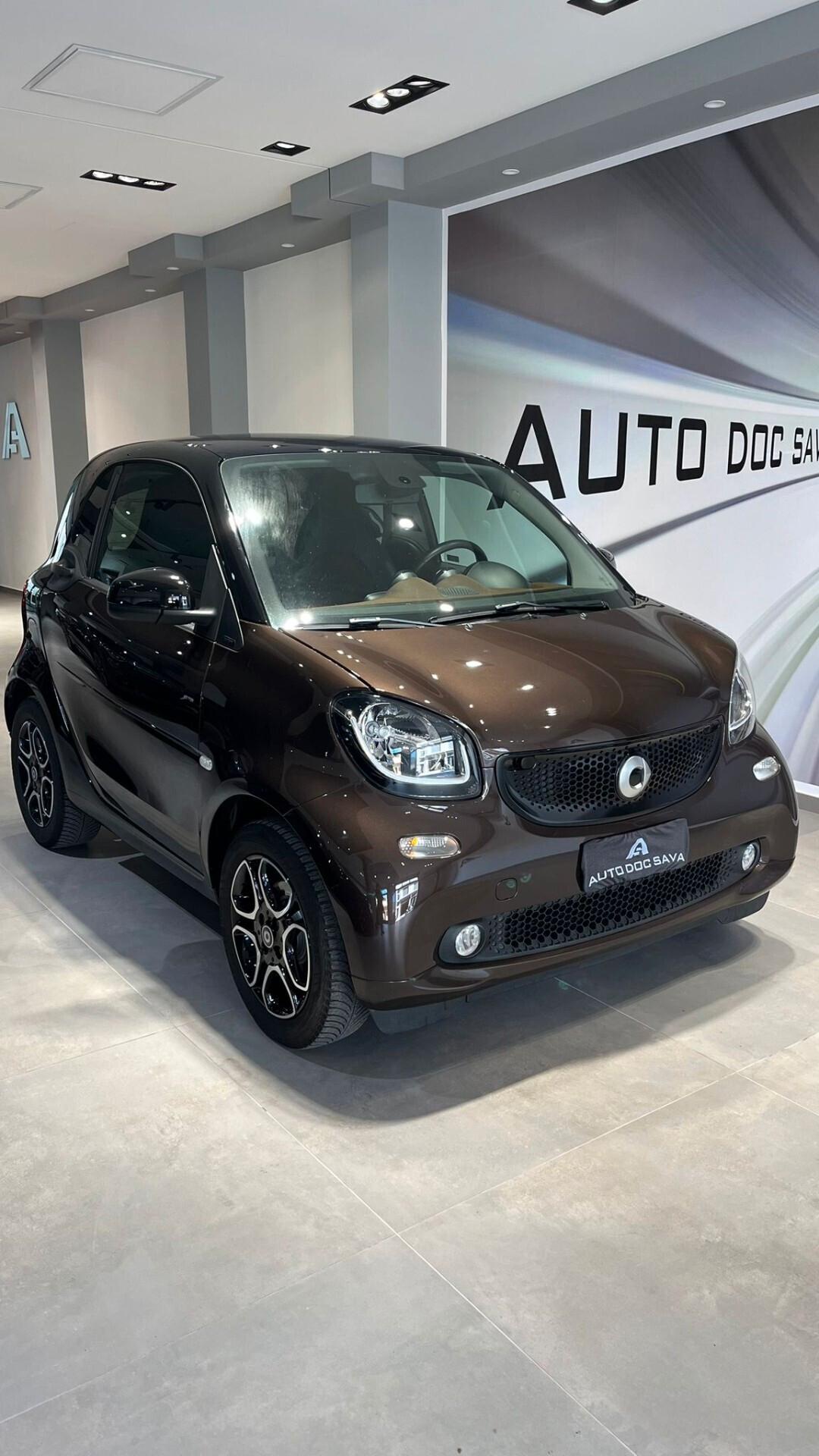 Smart ForTwo 1.0 Turbo Twinamic Perfect Fari Led Navy Tetto...