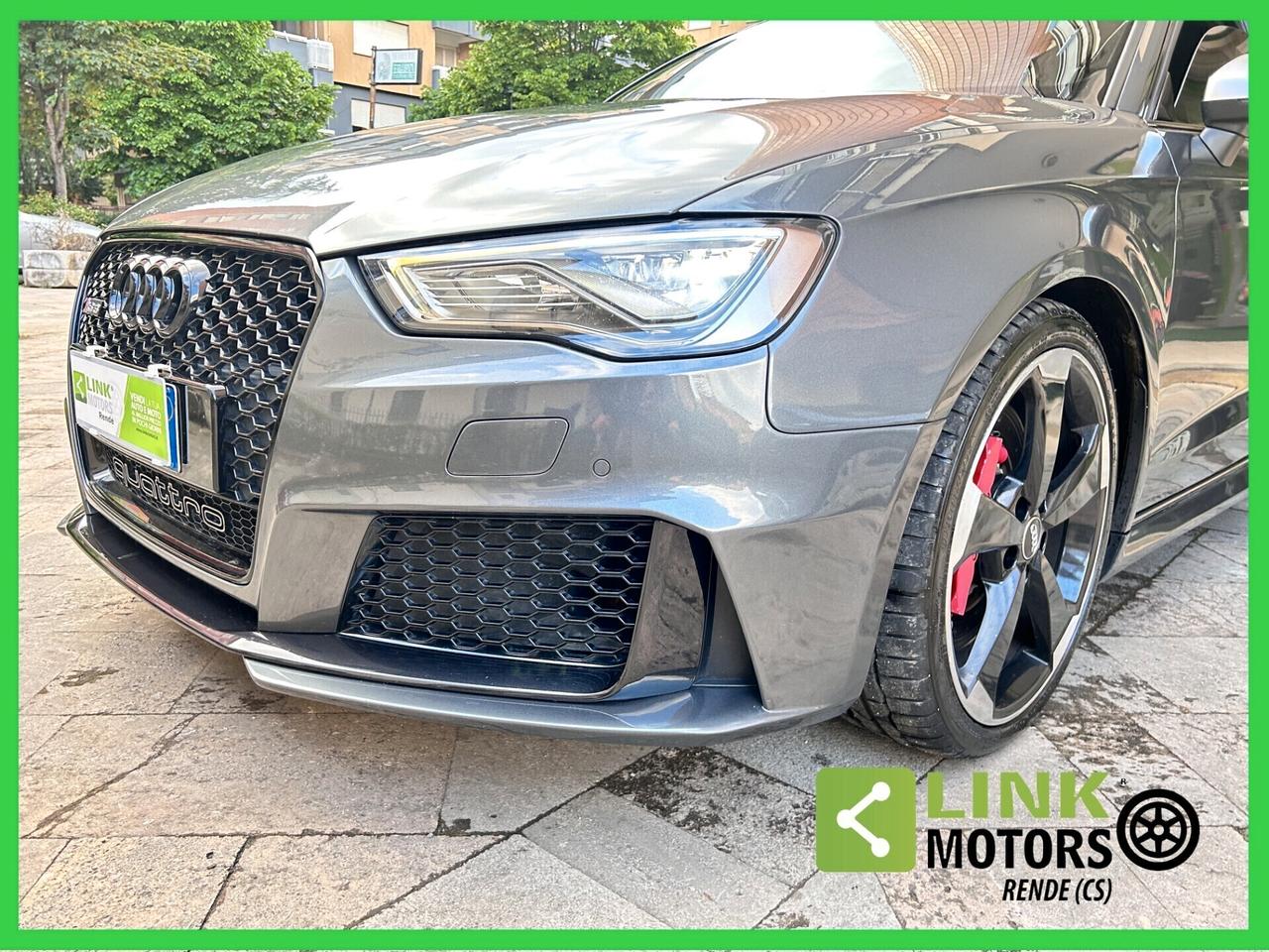 Audi RS 3 SPB 2.5 TFSI quattro 367cv S tronic S line 02/2016
