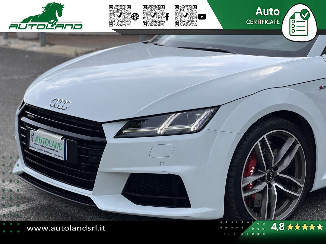 Audi TT Coupe 2.0 tfsi S line QUATTRO REVO Stage 3 - B&O - Matrix - MMI Plus - Retrocamera