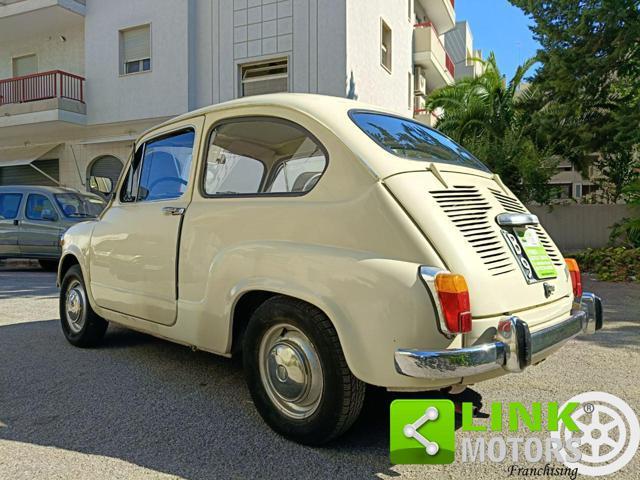 FIAT 600 D FANALONA LIBRETTO E TARGHE ORIGINALI