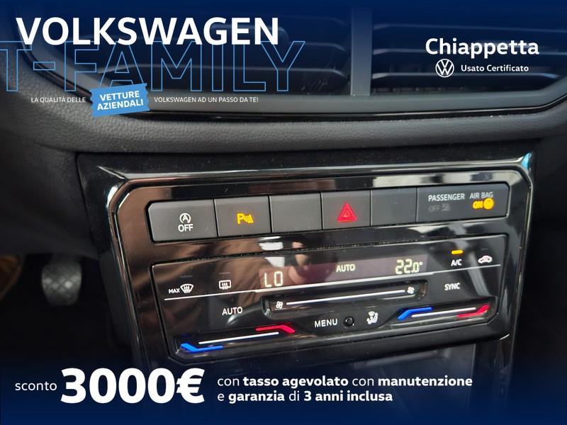 Volkswagen T-Cross 1.0 tsi life 95cv