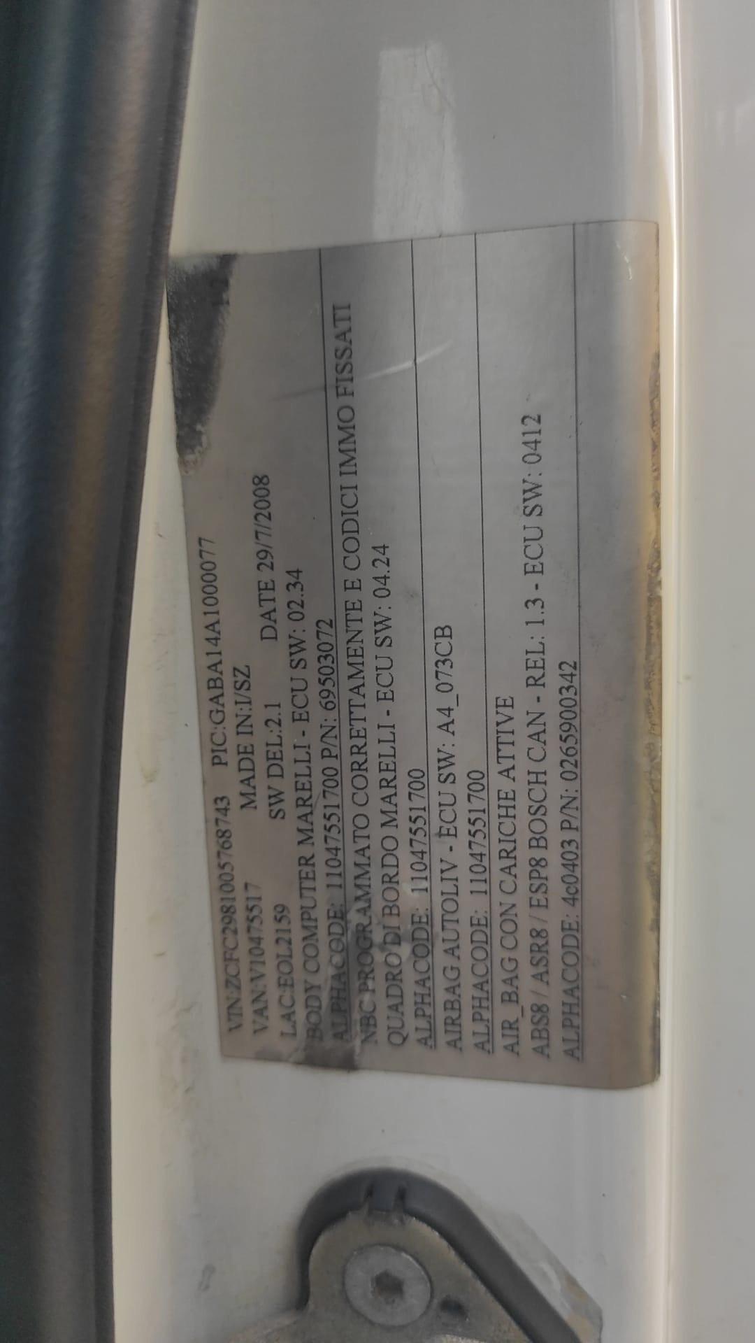 Iveco Daily C25C 29L12 2.3 115CV Iva Compresa