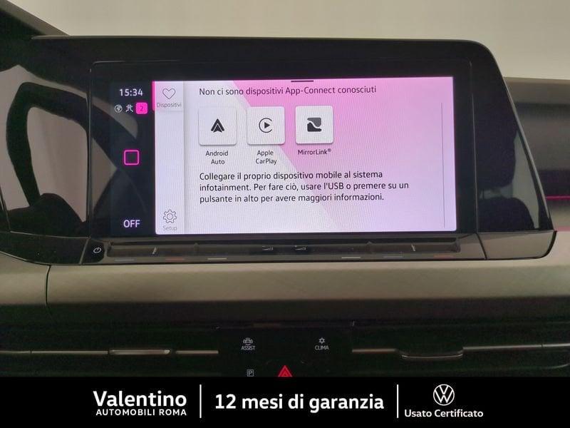 Volkswagen Golf 1.5 eTSI DSG 130 CV EVO ACT Life