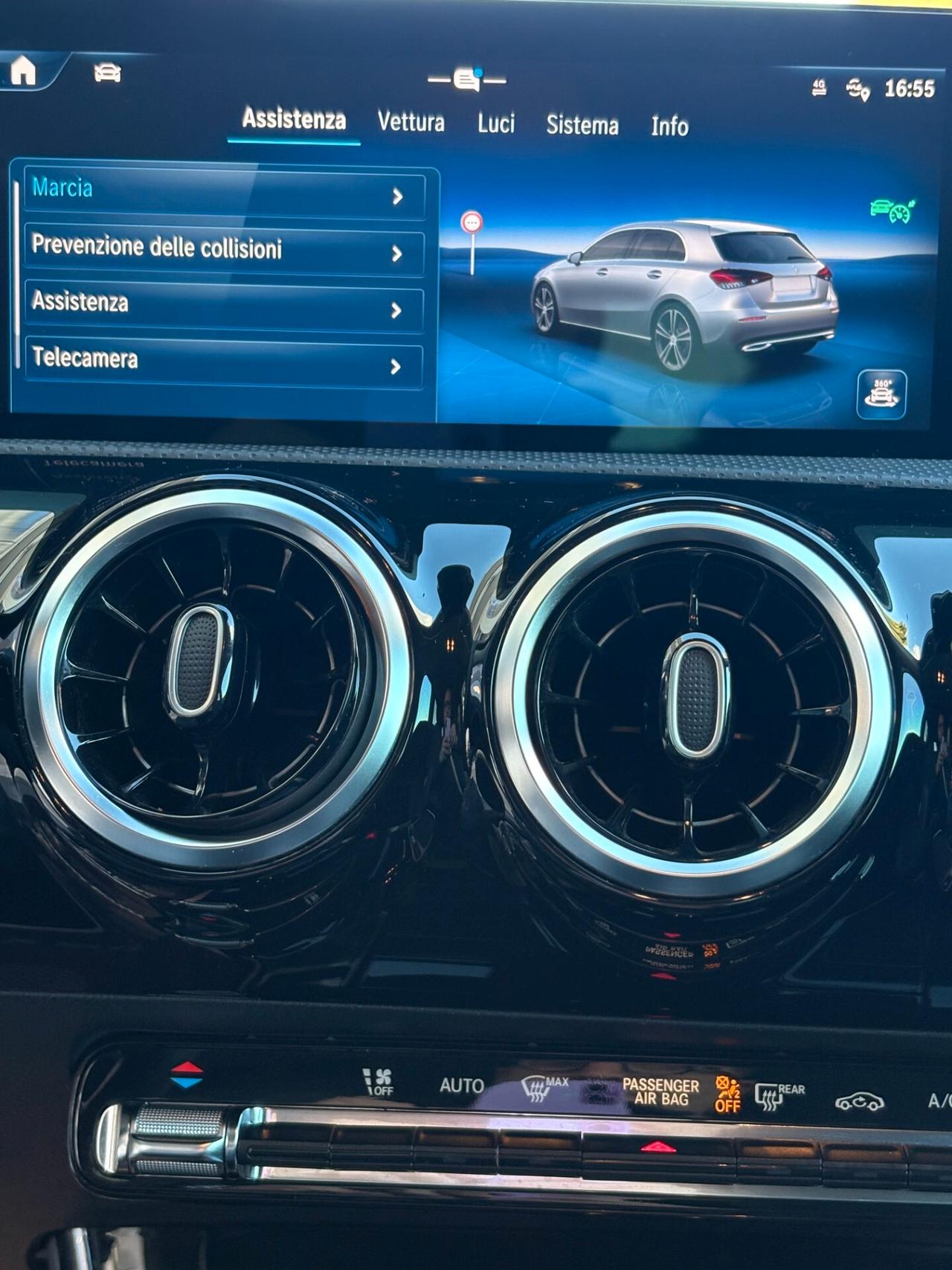 Mercedes-benz A 180 d Premium auto AMG con NAVI,TELECAMERA,VIRTUAL COCKPIT,APPLE CARPLAY,FULL LED,VETRI OSCURATI,TESSUTO