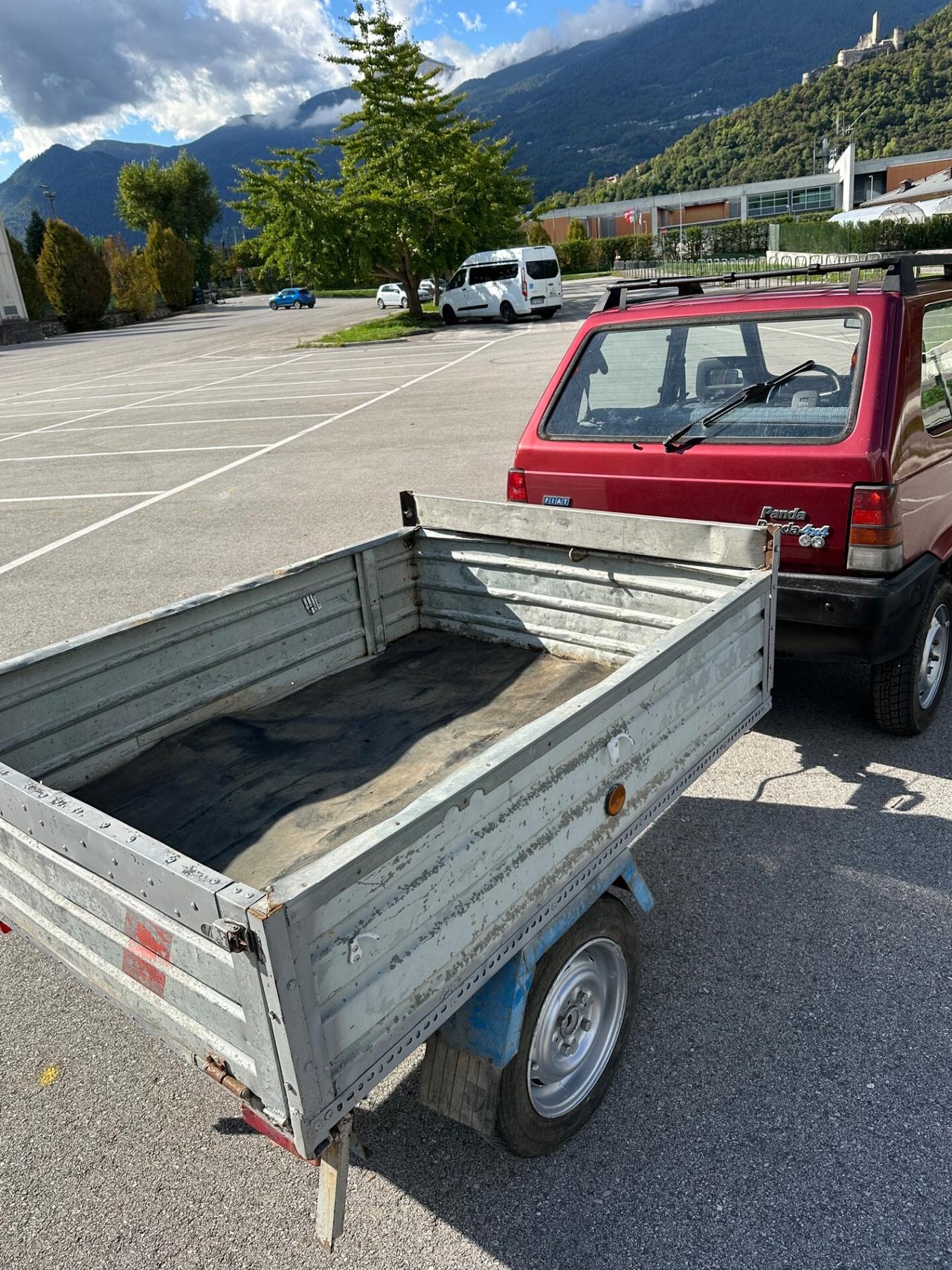 Fiat Panda 4x4 con carrello unico proprietario