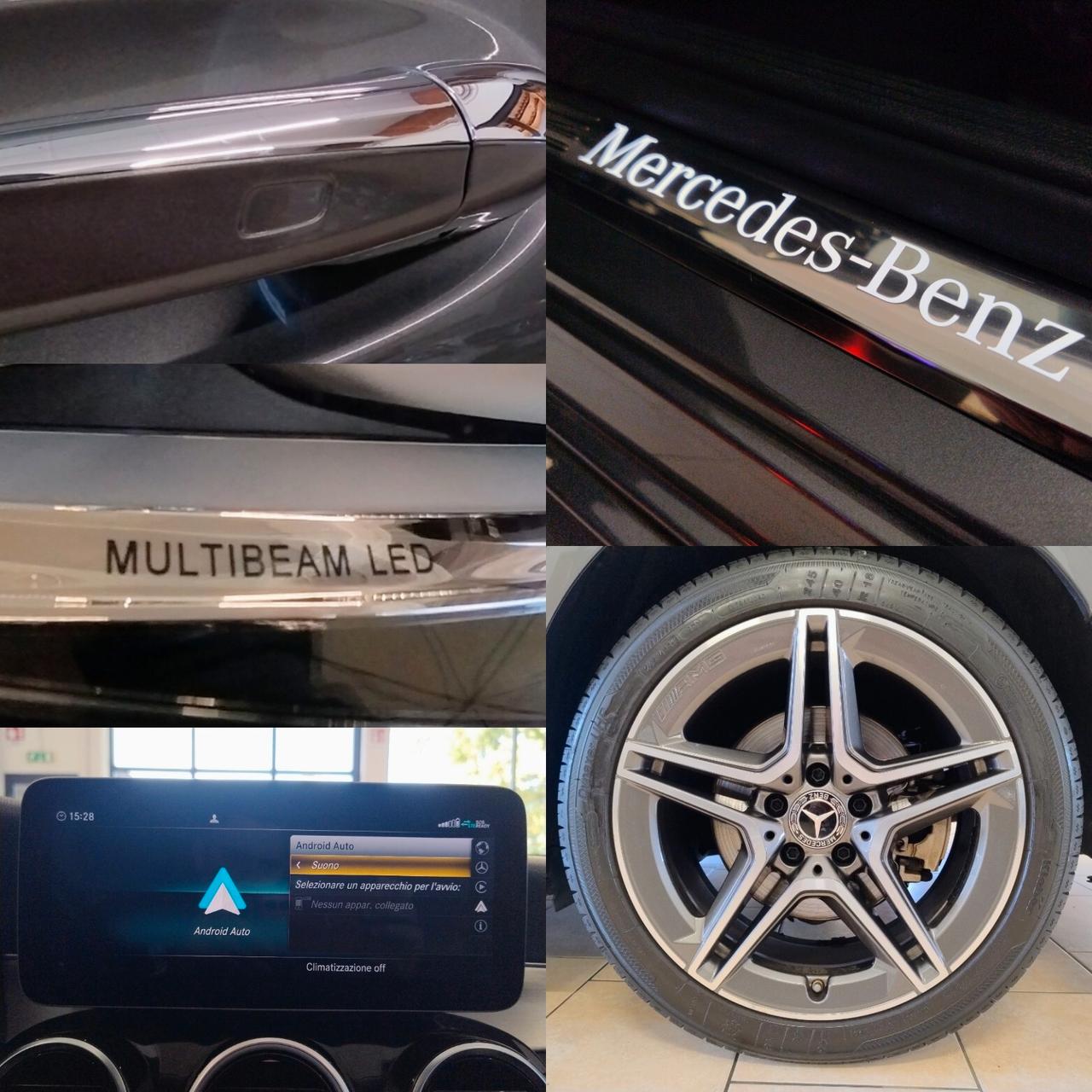 MERCEDES C 220d 4matic Premium TETTO BURMESTER MULTIBEAM