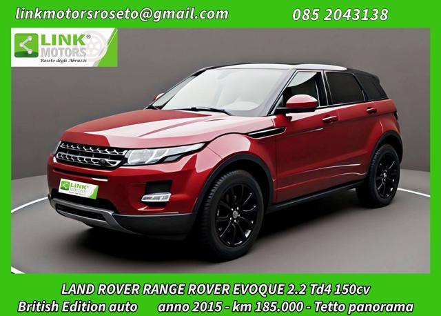 LAND ROVER Range Rover Evoque 2.2 TD4 5p. AWD auto British Edition /Panorama