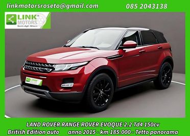 LAND ROVER Range Rover Evoque 2.2 TD4 5p. AWD auto British Edition /Panorama