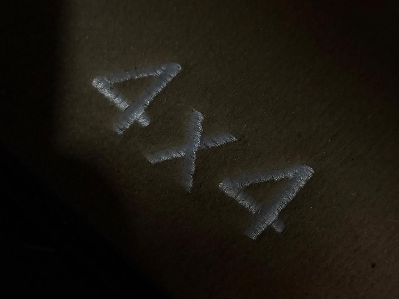 MERAVIGLIOSA PANDA 4 × 4 IN CONDIZIONI DA VETRINA ISCRITTA AS