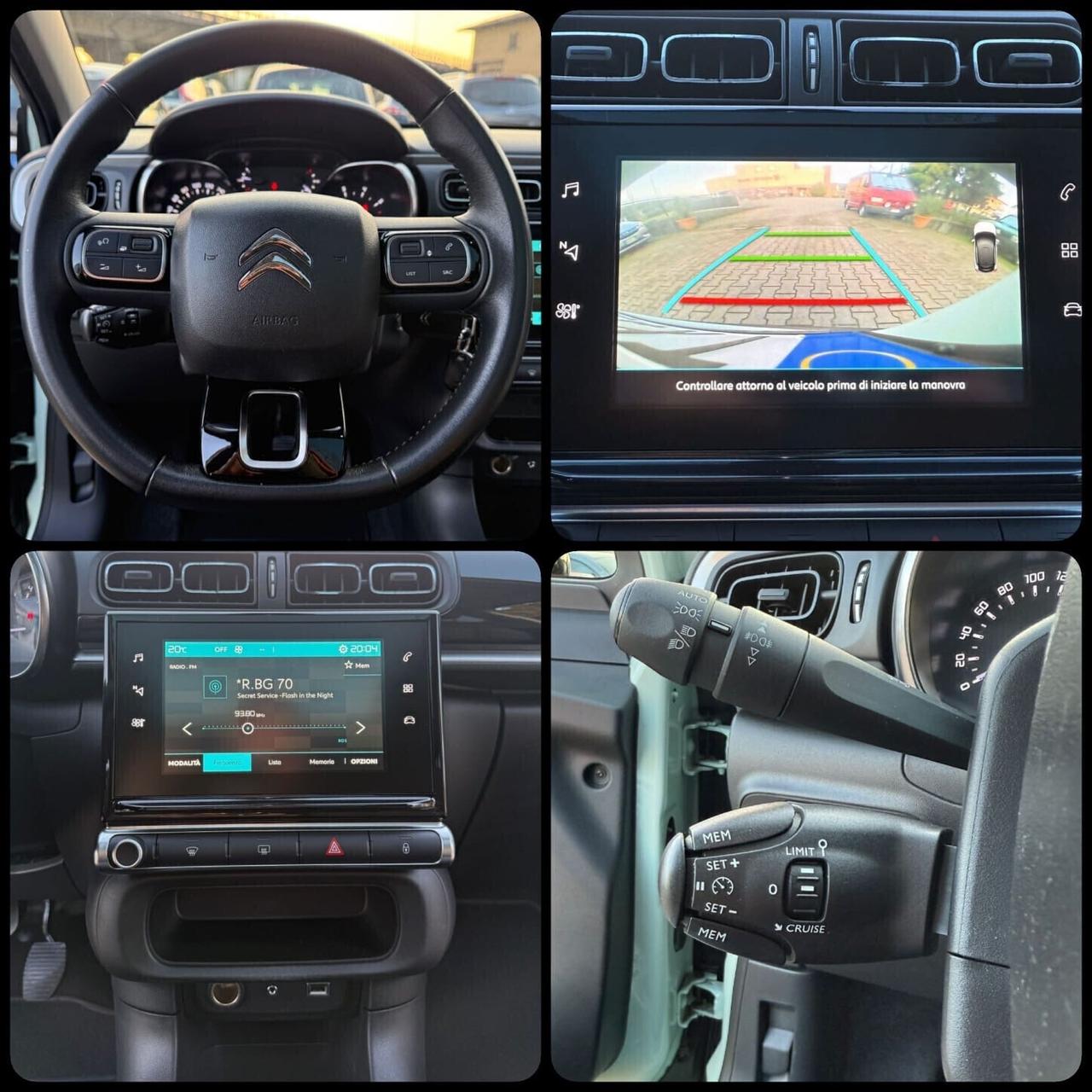 Citroen C3 PureTech 82 GPL TELECAMERA CRUISE SENSORI PDC OK NEOPATENTATI