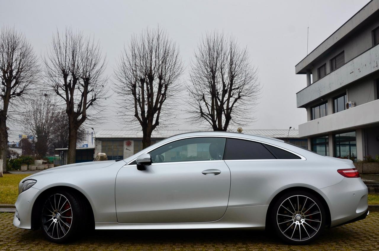 MERCEDES-BENZ E 400 COUPE' AMG LINE 4MATIC 340cv AUTO, TUTTI SERVICE UFF MERCEDES, UFF ITALIANA, EURO 6D-TEMP, TETTO, HI-FI BURMESTER, PERMUTE