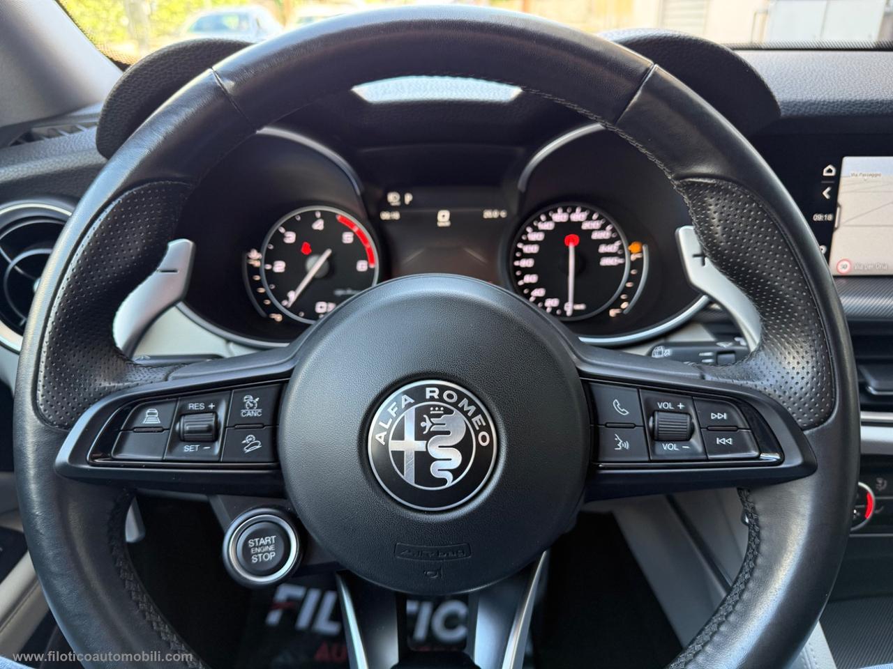 ALFA ROMEO Stelvio 2.2 T.diesel 190CV AT8 Q4 Sprint MY 2021 - GANCIO DI TRAINO ELETTRICO-PELLE